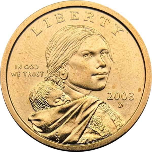 США 1 доллар 2003 Сакагавея