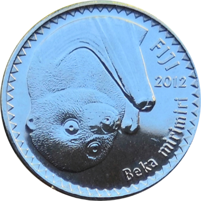 Монета Фиджи 10 центов 2012 год