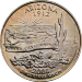 США 25 центов 2008 48-й штат Аризона