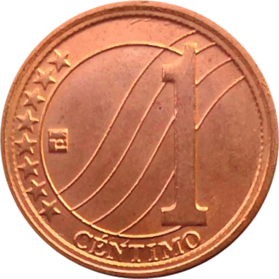 Монета Венесуэлы 1 сентимо 2009 год
