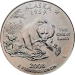 США 25 центов 2008 49-й штат Аляска