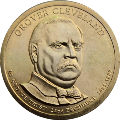 США 1 доллар 2012 Гровер Кливленд 22-й президент