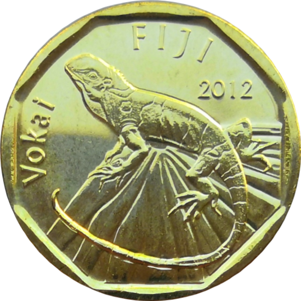 Монета Фиджи 1 доллар 2012 год