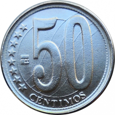 Монета Венесуэлы 50 сентимо 2012 год