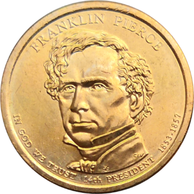 США 1 доллар 2010 Франклин Пирс 14-й президент