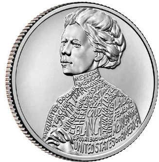 Монета США 25 центов 2023 Женщины Америки №9 Джовита Идар