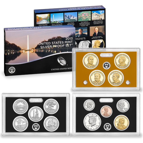 США Годовой набор монет 2013 ПРУФ
