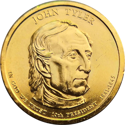 США 1 доллар 2009 Джон Тайлер 10-й президент