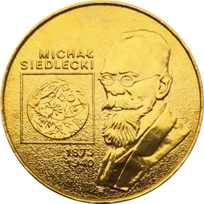 Монета Польши 2 злотых Михал Седлецкий 2001 год