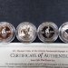 США Набор из четырех монет 50 центов 1995-1996 Олимпиада в Атланте