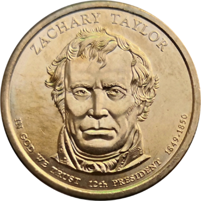 США 1 доллар 2009 Закари Тейлор 12-й президент