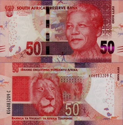 Банкнота ЮАР 50 рандов 2013