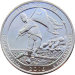 США 25 центов 2016 35-й парк Южная Каролина Форт Молтри