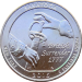 США 25 центов 2015 30-й парк Нью-Йорк Саратога