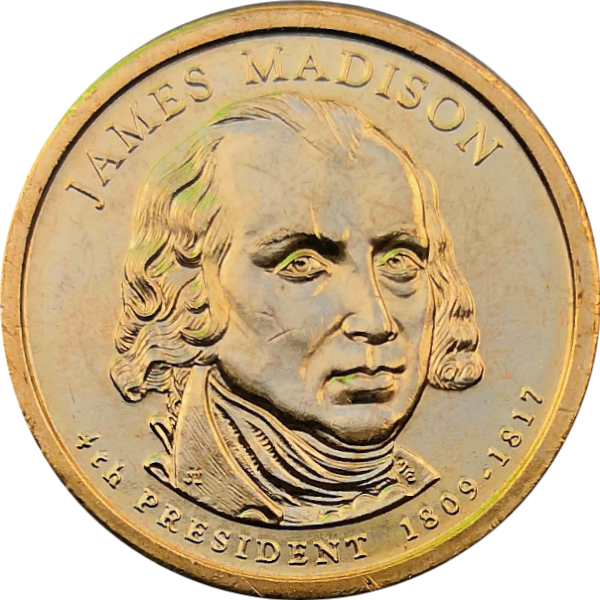 США 1 доллар 2007 Джеймс Мэдисон 4-й президент