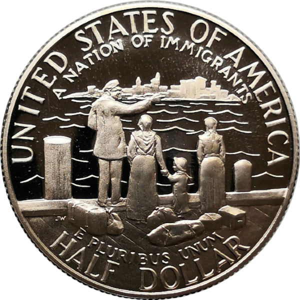 США 50 центов 1986