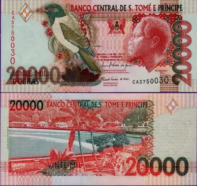 Банкнота Сан-Томе и Принсипи 20000 добр 2010 года