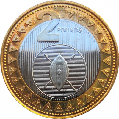 Монета Южного Судана 2 фунта 2015 год