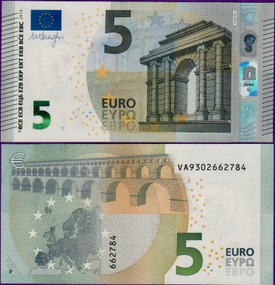 Банкнота Испании 5 евро 2013