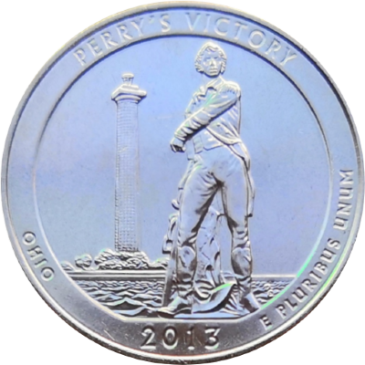 США 25 центов 2013 17-й парк Огайо Международный мемориал мира