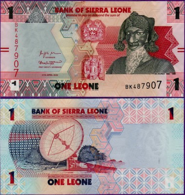 Банкнота Сьерра-Леоне 1 леоне 2022