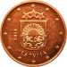 Монета Латвии 1 евроцент 2014 год