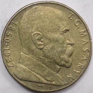 Монета Чехословакии 10 крон 1990 Томаш Гарриг Масарик