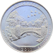 Монета США 25 центов 2011 год 10-й парк Оклахома Рекреационная зона Чикасо