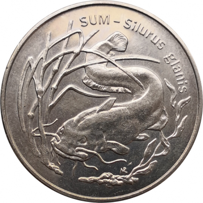 Монета Польши 2 злотых Сом 1995 год