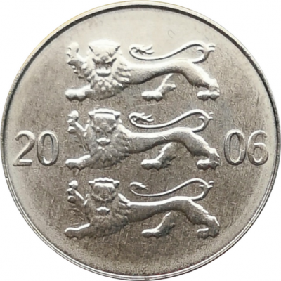 Монета Эстонии 20 сенти 2006 год