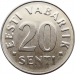 Монета Эстонии 20 сенти 2006 год