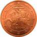 Монета Литвы 2 евроцента 2015 год