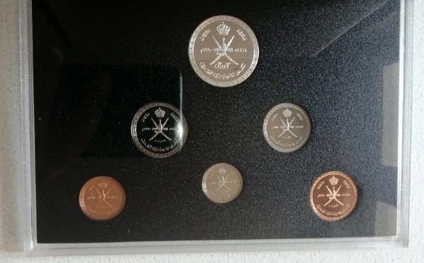 Подарочный набор разменных монет Омана Пруф. RRR