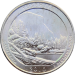 Монета США 25 центов 2010 г 3-й парк Калифорния Йосемитский национальный парк