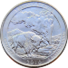 Монета США 25 центов 2010 г 2-й парк Вайоминг Йеллоустонский национальный парк