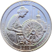 Монета США 25 центов 2019 46-й парк Массачусетс Парк Лоуэлл