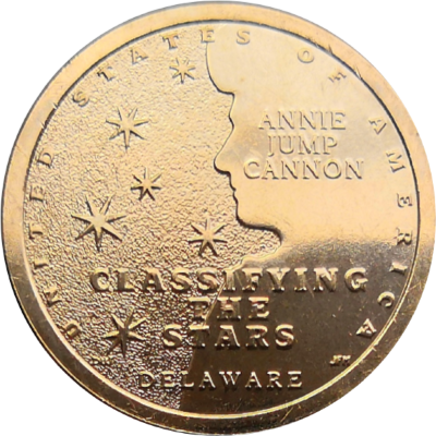 Монета США 1 доллар 2019 Американские инновации  Классификация звезд