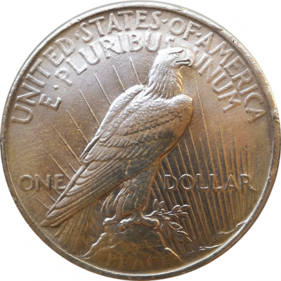 Монета США Мирный доллар 1923 год