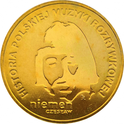 Монета Польши 2 злотых Чеслав Немен 2009 год