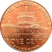 Монета США 1 цент 2009 год Линкольн президентство