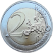 Монета Эстонии 2 евро 2020 год 100 лет со дня подписания Тартуского мирного договора