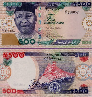 Банкнота Нигерии 500 найра 2017 год