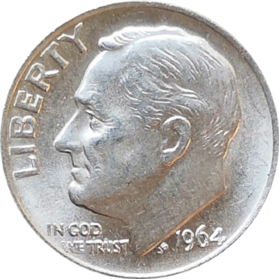 10 центов США 1964