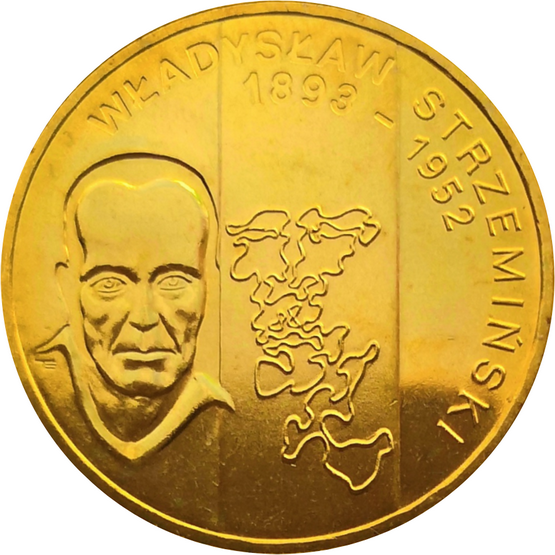 Монета Польши 2 злотых Владислав Стржеминский 2009 год