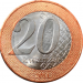 Монета Анголы 20 кванз 2014 год