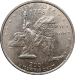 Монета США 25 центов 2001 г 11-й штат Нью-Йорк