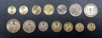 Казахстан набор из 7 разменных монет
