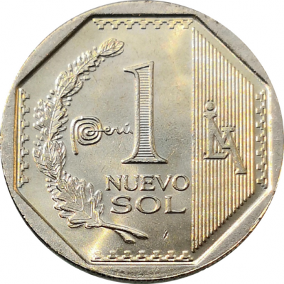 Монета Перу 1 соль 2014 год