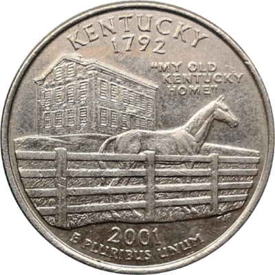 25 центов 2001 15-й штат Кентукки
