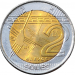 Монета Перу 2 новых соля 2010 год